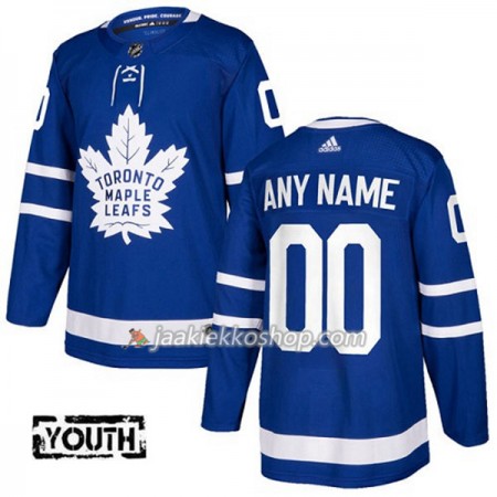 Lapsille NHL Toronto Maple Leafs Custom Adidas 2017-2018 Sininen Authentic